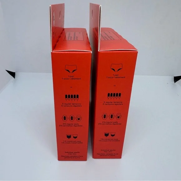 Thinx for All Gray Set of 2 Super Absorbency Brief Period Underwear - Picture 7 of 9